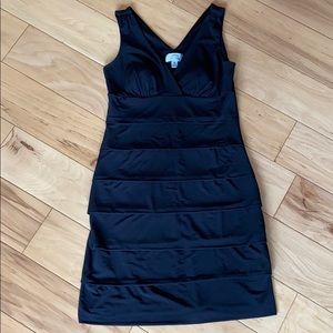 Black cocktail dress